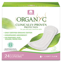 Load image into Gallery viewer, Organic Thin Folded Panty Liners - Light