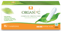 Load image into Gallery viewer, Organyc 100% Organic Cotton Tampons Super Plus