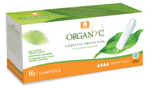 Load image into Gallery viewer, Organyc 100% Organic Cotton Tampons Super Plus