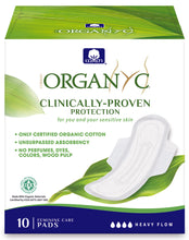 Load image into Gallery viewer, Organyc 100% Organic Cotton Ultra Thin Pads - Heavy Wings