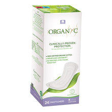 Load image into Gallery viewer, Organyc 100% Organic Cotton Panty Liners (Flat) - Light
