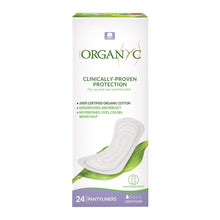 Load image into Gallery viewer, Organyc 100% Organic Cotton Panty Liners (Flat) - Light
